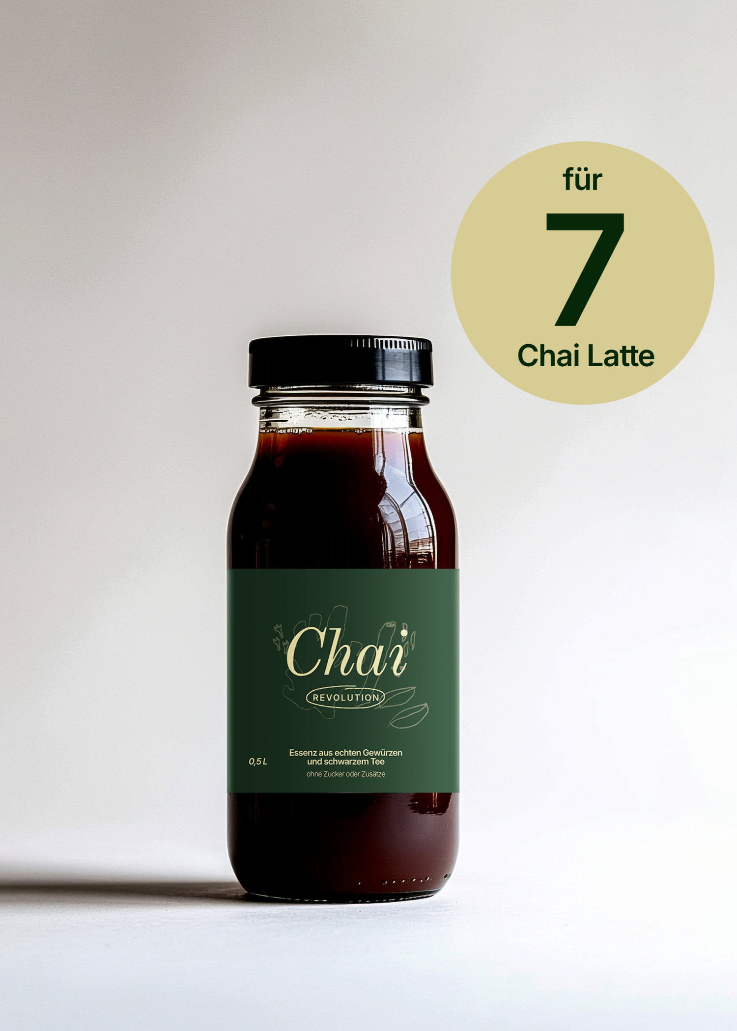 Der 8-Sekunden Chai ohne Zucker.